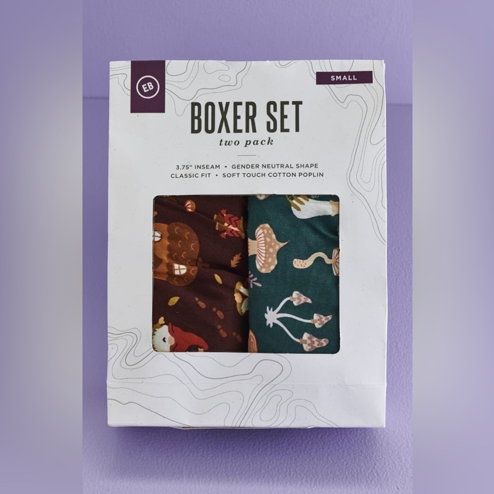 Woodland Icons Boxer Shorts Set (EB Exclusive), Medium and Large, NWT - Picture 2 of 8